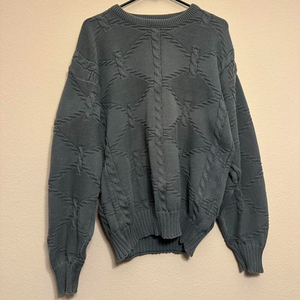 Vintage Jantzen Knit Grey Sweater Size: Large...